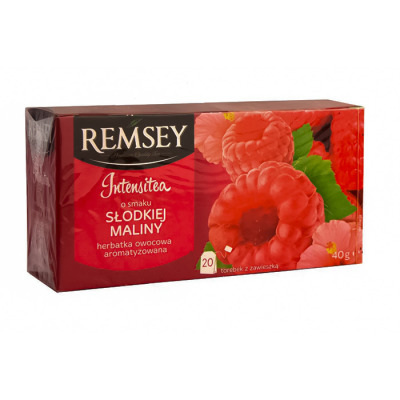 Чай фруктовий Remsey Intensitea солодка малина 20 пак. 40г (1002) - вид 1 мініатюра