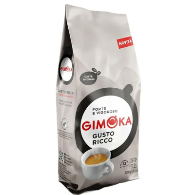 Кофе зерновой Gimoka Gusto Ricco Bianco 1 кг (1004) - вид 1 миниатюра