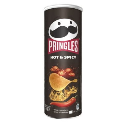 Чіпси Pringles Hot&Spicy 165 г (1016) - вид 1 мініатюра