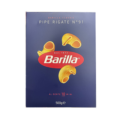Макароны Barilla Pipe Rigate 500 г (1026) - вид 1 миниатюра