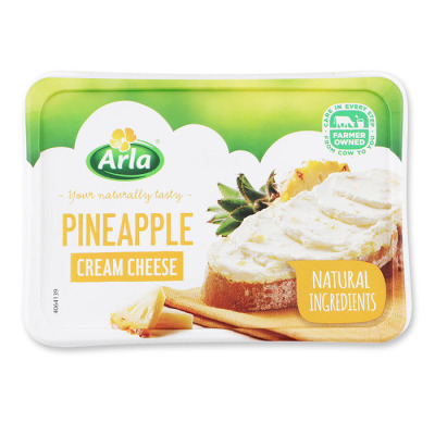 Крем-сир Arla з ананасом 70% 150г (1027) - вид 1 мініатюра