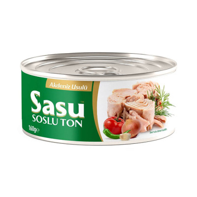 Тунець в масле Sasu 160 г (1046) - вид 1 миниатюра