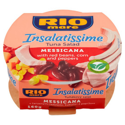 Тунец с овощами Rio Mare Insalatissime 1 шт 160г (1048) - вид 1 миниатюра