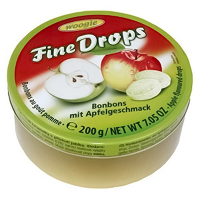 Леденцы Woogie Fine Drops яблоко 200г (1050) - вид 1 миниатюра