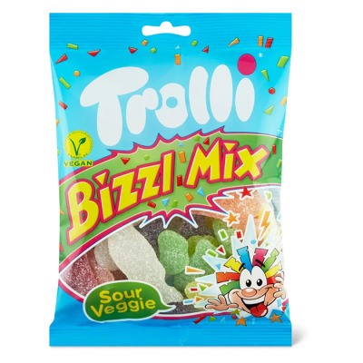 Желейні цукерки Bizzi Mix Trolli кислі 200г (1057) - вид 1 мініатюра