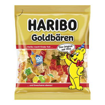Конфеты желейные Haribo Goldenbaren 200г (1059) - вид 1 миниатюра