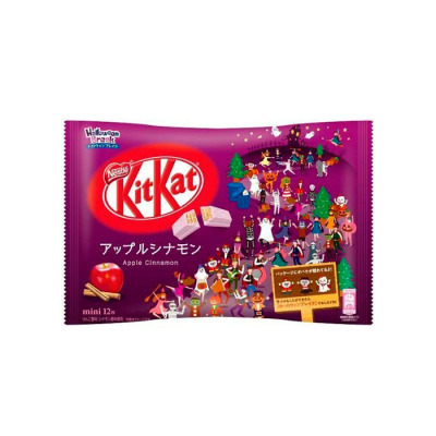 Батончики Kit Kat Apple Cinnamon 12 mini (1212) - вид 1 мініатюра