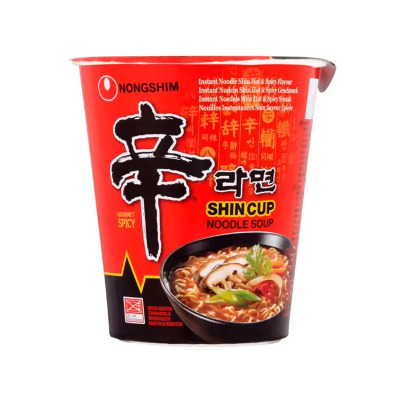 Лапша Shin Cup Noodle Soup Spicy 68 g (1251) - вид 1 миниатюра