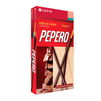 Шоколадные палочки Pepero Original Lotte 47 г (1269) - вид 1 миниатюра