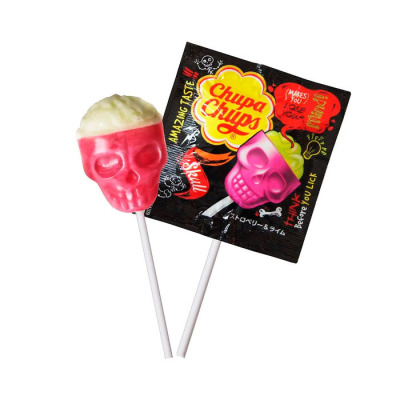 Льодяник Chupa Chups Skull Череп (1282) - вид 1 мініатюра