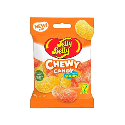 Кислые желейки Jelly Belly Lemon & Orange Sours Chewy 60г (1284) - вид 1 миниатюра