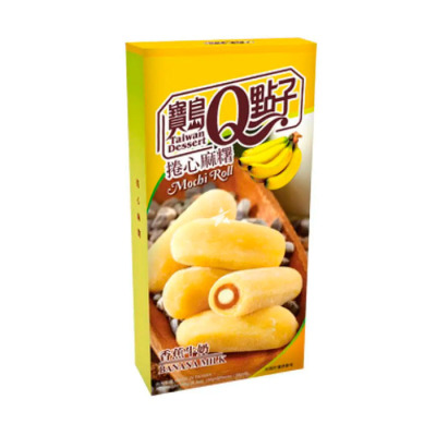 Пирожные Моти с Бананом Mochi Roll Banana Milk 150g (1292) - вид 1 миниатюра