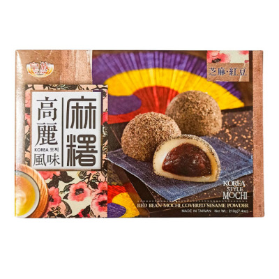 Тістечка Моті Korea Style Mochi - Red Bean Mochi (1299) - вид 1 мініатюра