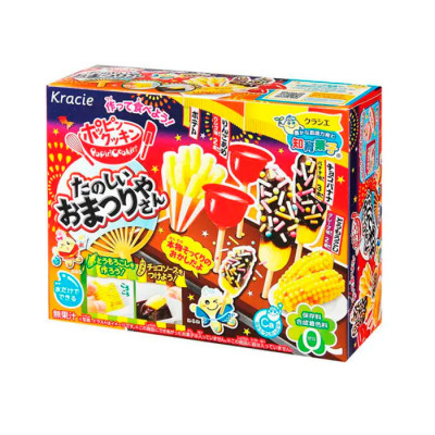 Японський набір Poppinkkin, Tanoshii Festival Set, 5 Pieces, Toy and Educational Sweets (1304) - вид 1 мініатюра