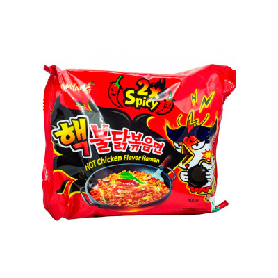 Локшина рамен дуже гостра Бульдак 2x Spicy Samyang 140г (1315)