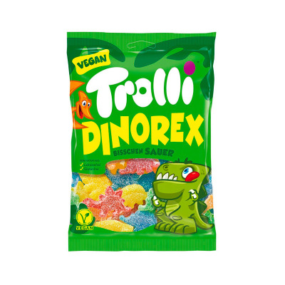Желейные конфеты Trolli Dinorex 175г (1325) - вид 1 миниатюра