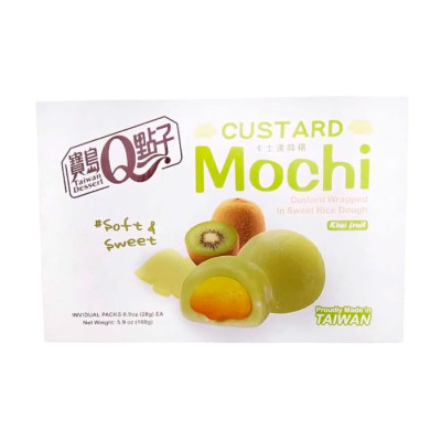 Тістечка Моті Mochi Custard Kiwi 168г (1336) - вид 1 мініатюра