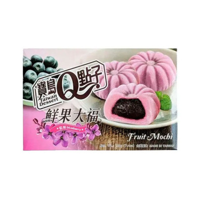 Тістечка Моті Mochi Custard Blueberry 168г (1339) - вид 1 мініатюра