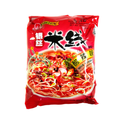 Рисовая лапша кисло-острая Hezhong 115г (1348) - вид 1 миниатюра