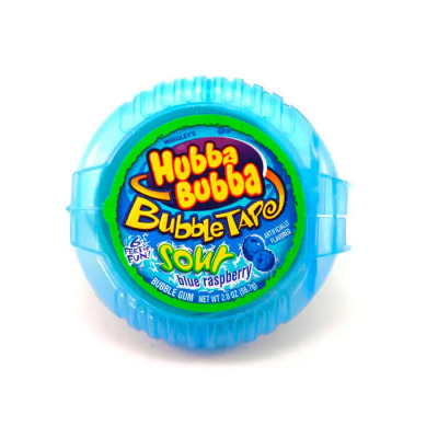 Жуйка Hubba Bubba Blue Raspberry 56g (1352) - вид 1 мініатюра