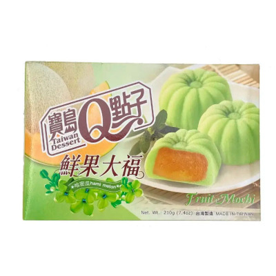 Пирожные Моти с Дыней Mochi Hami Melon 210g (1353) - вид 1 миниатюра