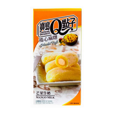 Тістечка Моті з Манго Mochi Roll Mango Milk 150g (1356) - вид 1 мініатюра
