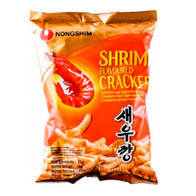 Крекер креветочный Nong Shim 75 г (1365) - вид 1 миниатюра