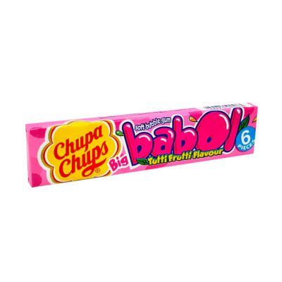 Жевательная резинка Chupa Chups Big Babol Tutti Frutti Тутти-фрутти, 27г (1374) - вид 1 миниатюра