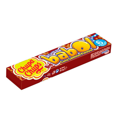 Жувальна гумка Chupa Chups Big Babol Cola-lemon Кола-лимон, 27,6 г (1375)