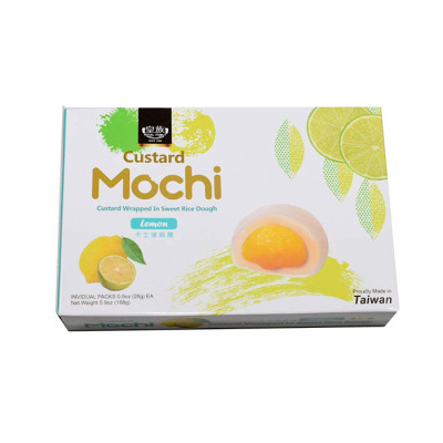 Тістечка Моті Custard Mochi Lemon 168г (1376) - вид 1 мініатюра