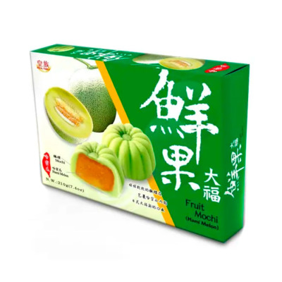 Пирожные Моти фруктовый с хамийской дыней Fruit Mochi Hami Melon (1383) - вид 1 миниатюра