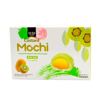 Тістечка Моті Mochi Custard Royal Family Kiwi 168г (1384) - вид 1 мініатюра