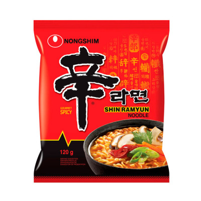 Локшина Рамен з грибами Shin Ramyun Nong Shim 120 г (1386) - вид 1 мініатюра