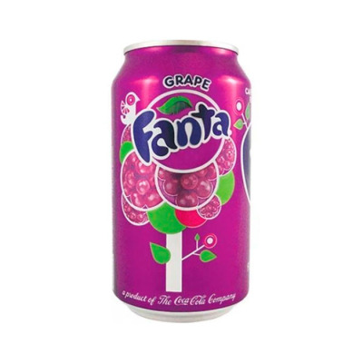 Напій газований Fanta - Grape 355 мл (1451)