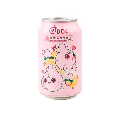 Газировка Pokemon QDOL white peach 330мл (1460)