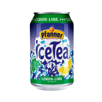 Чай холодный Pfanner IceTea Lemon-Lime Лимон и Лайм 330 мл (1464) - вид 1 миниатюра