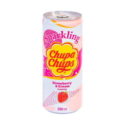 Напиток Чупа Чупс Chupa Chups клубника со сливками 250 мл (1467) - вид 1 миниатюра