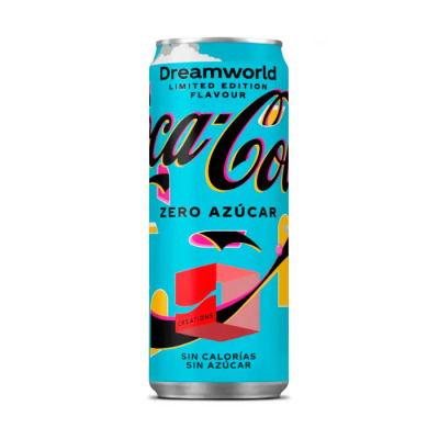 Напій газований Coca Cola Dreamworld Limited Edition Zero Sugar 250ml (1479)