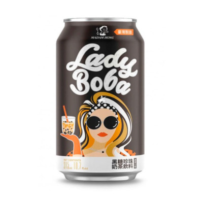 Напиток Madam Hong Lady Boba Brown Sugar Bubble Tea 315 мл (1483) - вид 1 миниатюра