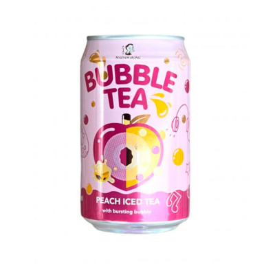 Напиток Madam Hong Lady Boba Bubble Tea Peach Iced 320 мл (1486) - вид 1 миниатюра
