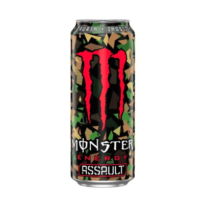 Напиток энергетик Monster Assault 500ml (1492)