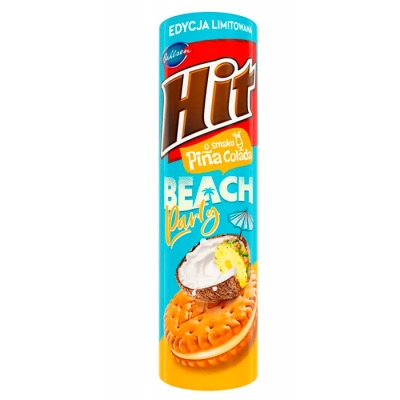 Печиво Hit Beach Party Pina Colada Пінаколада 220г (1496) - вид 1 мініатюра