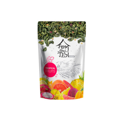 Чай зеленый крупнолистовой Feng Shui Tea Тропический Фрукт 80г (1503) - вид 1 миниатюра