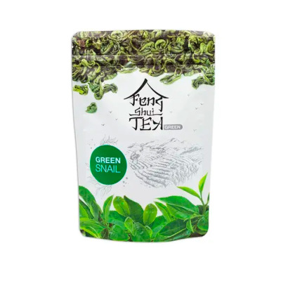 Чай зеленый крупнолистовой Feng Shui Green Snail Зеленая улитка 80г (1505) - вид 1 миниатюра
