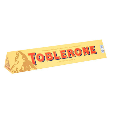 Шоколад молочний Toblerone з медом і нугою 100г (1541) - вид 1 мініатюра