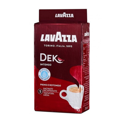 Кофе Lavazza Dek Intenso молотый 250г (1552) - вид 1 миниатюра