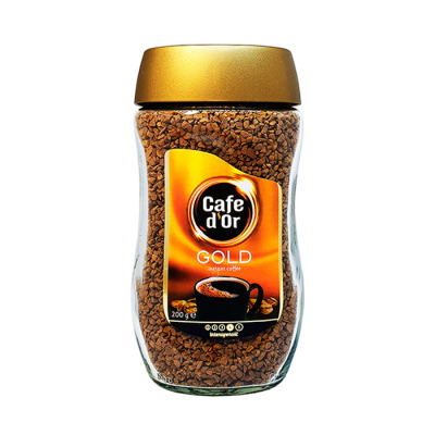 Кофе растворимый сублимированный Cafe d'Or Gold 200 г (1559) - вид 1 миниатюра