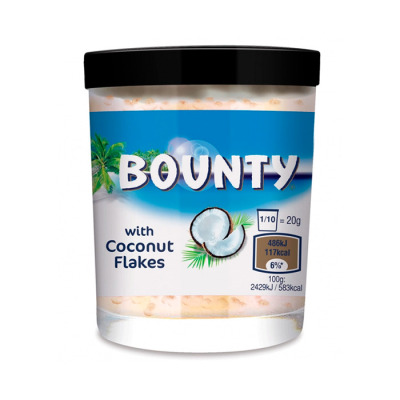 Шоколадная паста Bounty с кокосовой стружкой 200 г (1561) - вид 1 миниатюра
