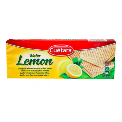 Вафли с лимонной прослойкой Cuetara Lemon Wafer 150 г (1565) - вид 1 миниатюра