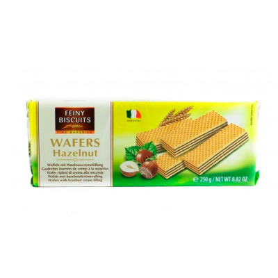 Вафлі Feiny Biscuits горіхові 250г (1566) - вид 1 мініатюра